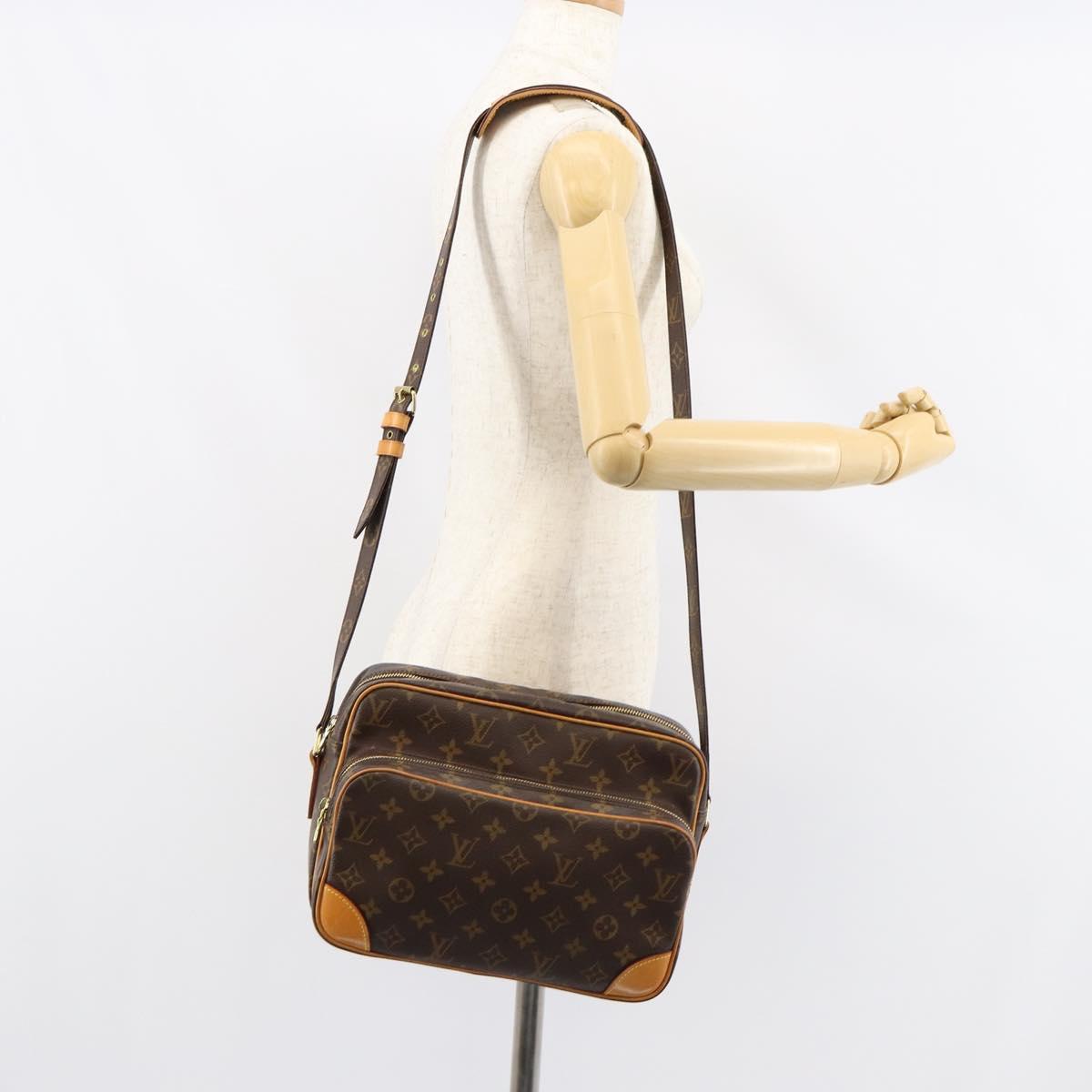 LOUIS VUITTON Monogram Nile Shoulder Bag M45244 LV Auth 155975