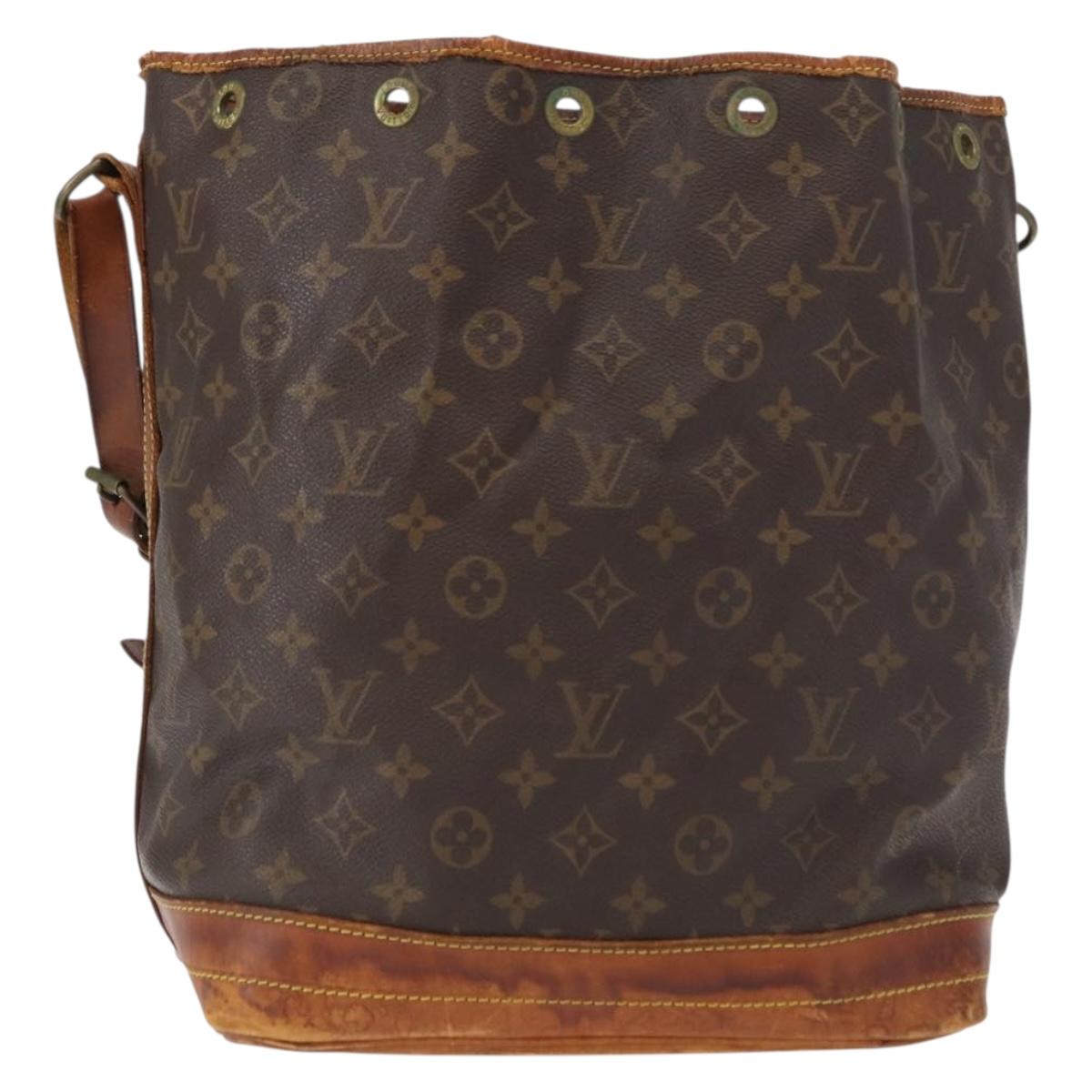 LOUIS VUITTON Monogram Noe Shoulder Bag M42224 LV Auth 155979