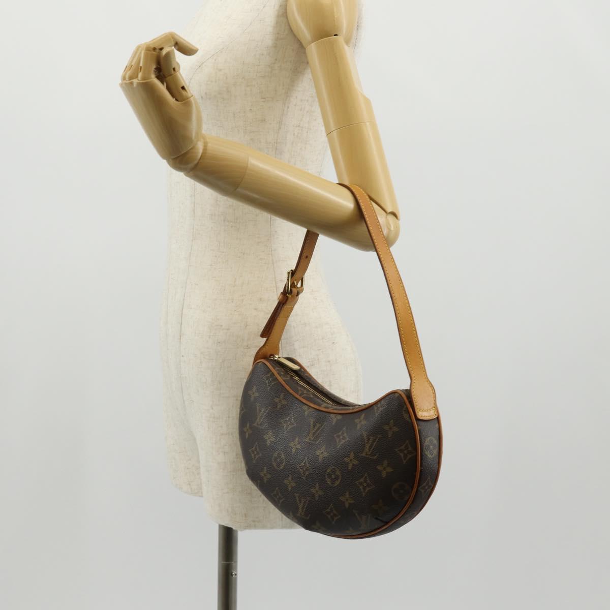 LOUIS VUITTON Monogram Pochette Croissant Shoulder Bag M51510 LV Auth 155986V