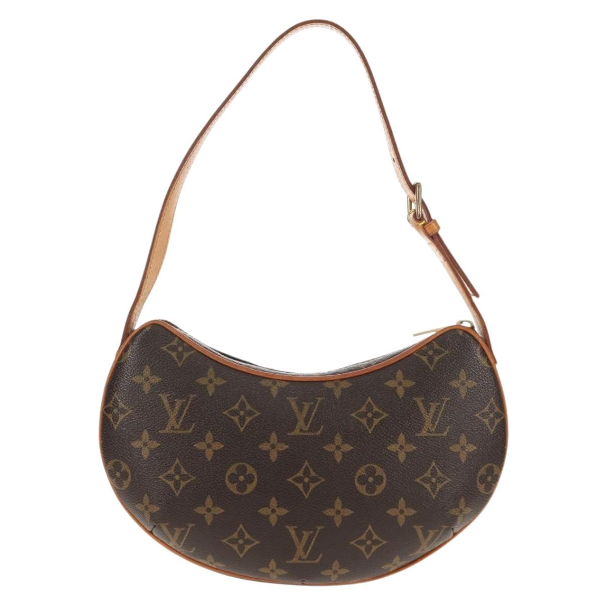 LOUIS VUITTON Monogram Pochette Croissant Shoulder Bag M51510 LV Auth 155986V