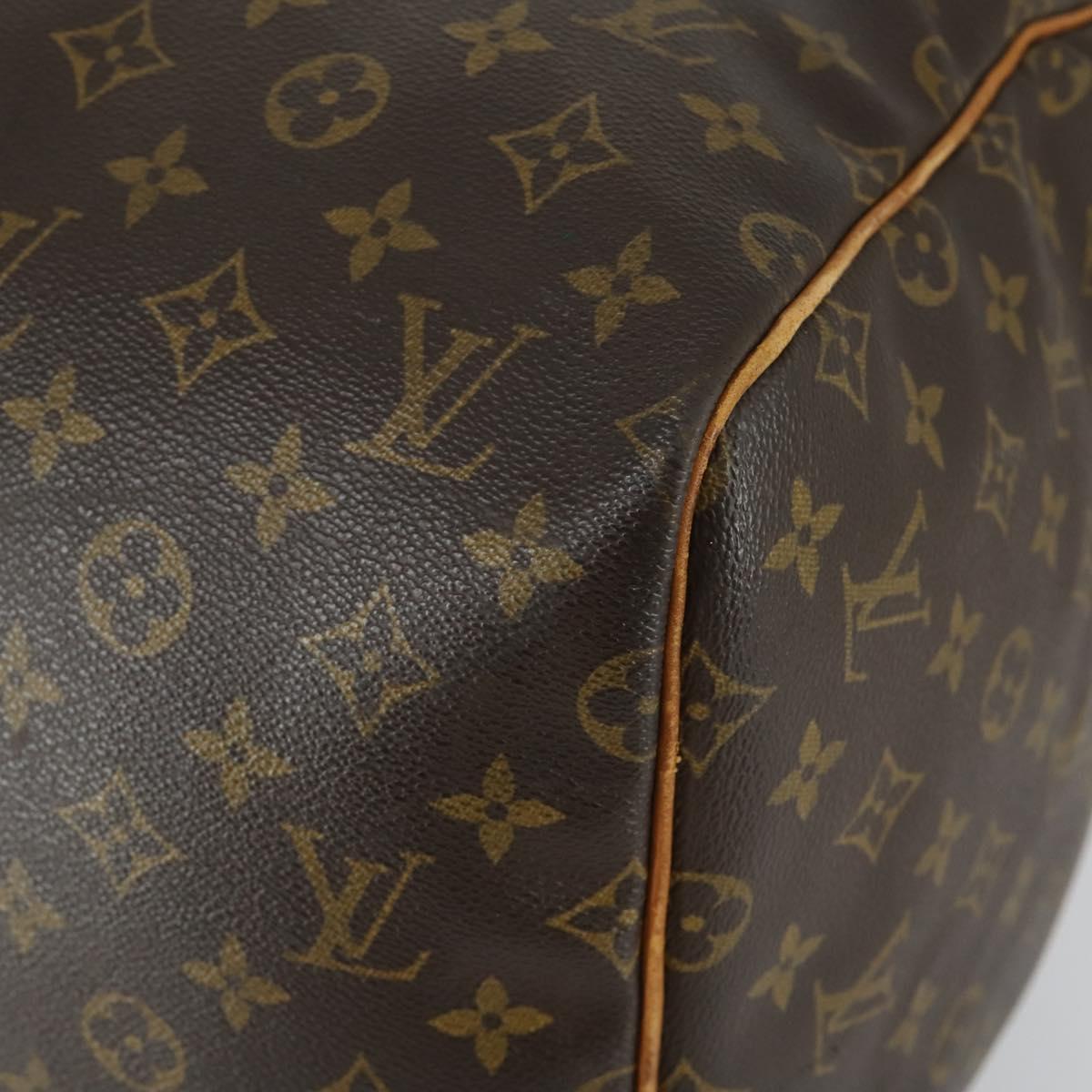 LOUIS VUITTON Monogram Keepall 55 Boston Bag M41424 LV Auth 155991
