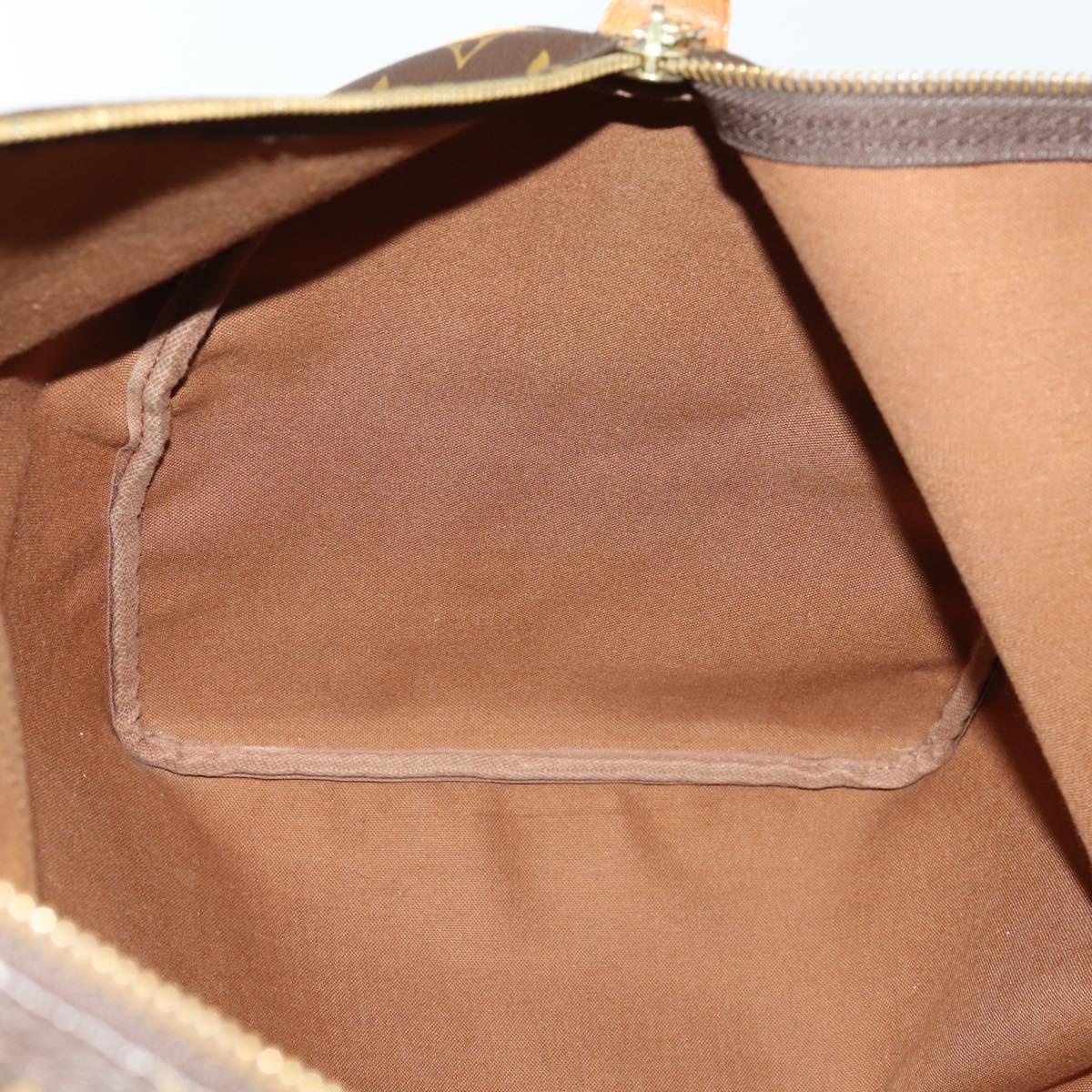 LOUIS VUITTON Monogram Keepall 55 Boston Bag M41424 LV Auth 155991