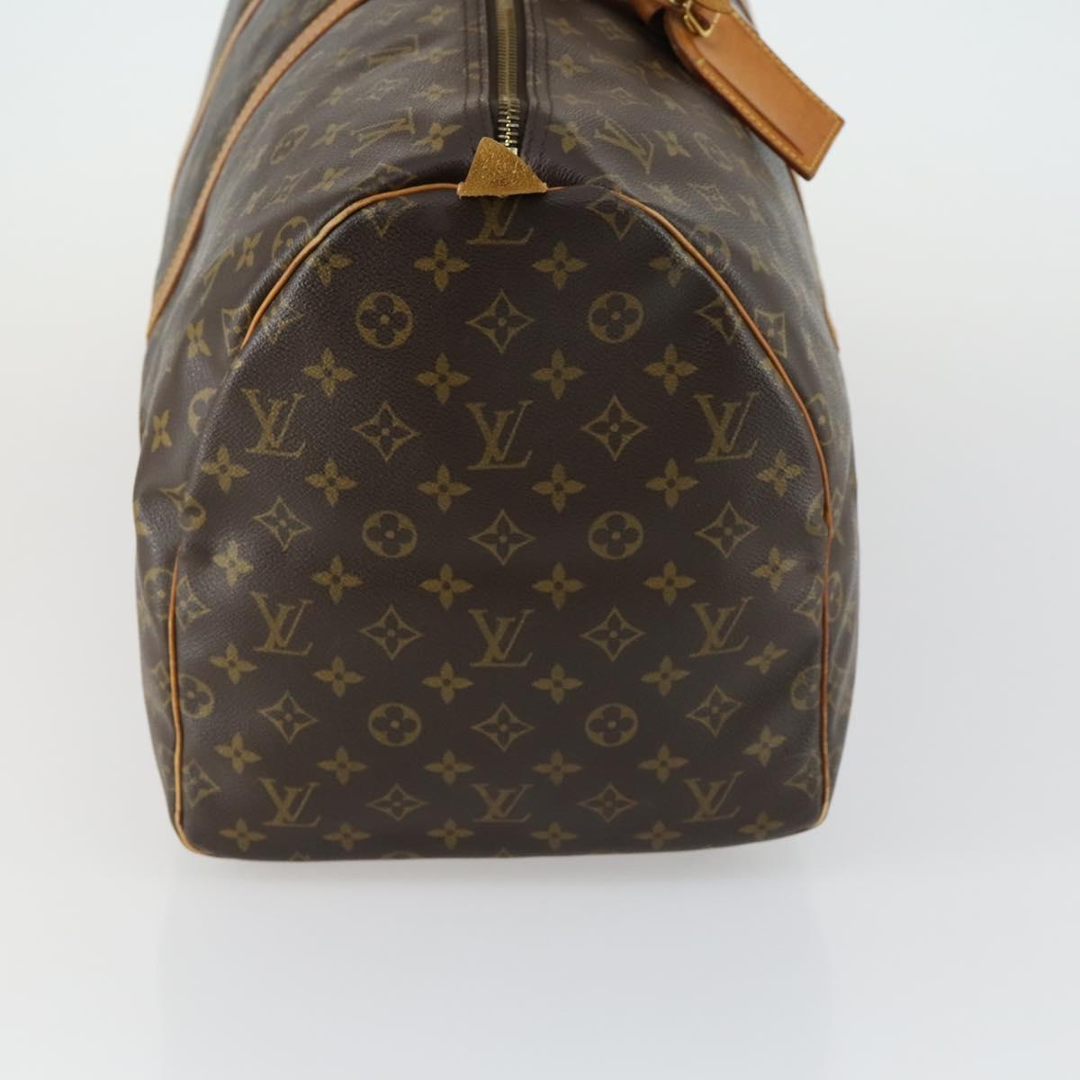 LOUIS VUITTON Monogram Keepall 55 Boston Bag M41424 LV Auth 155991