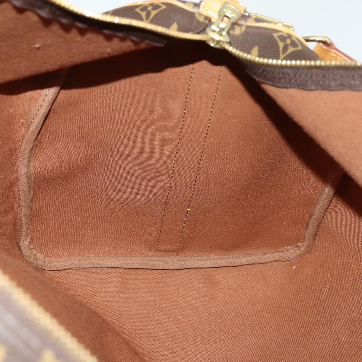 LOUIS VUITTON Monogram Keepall Bandouliere 55 Boston Bag M41414 LV Auth 155996