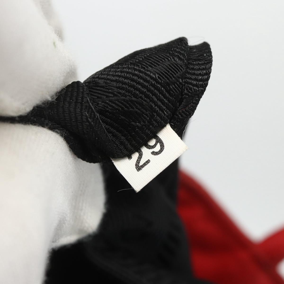 PRADA Tote Bag Nylon Red Silver Auth 156017