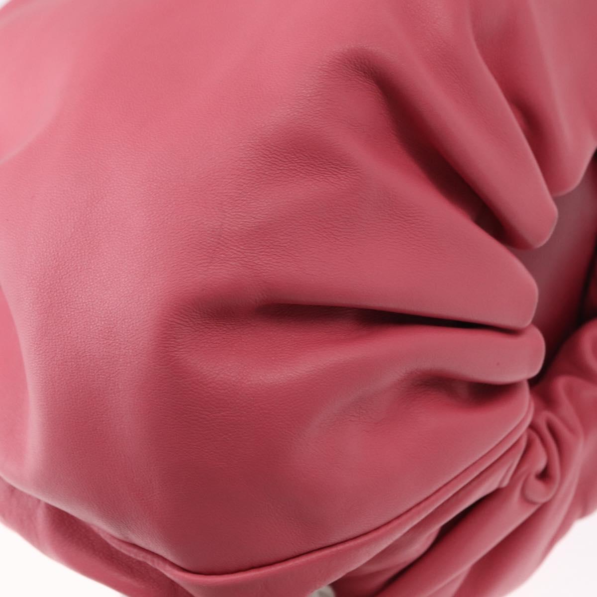 LOEWE Bounce bag Hand Bag Leather 2way Pink Gold Auth 156019