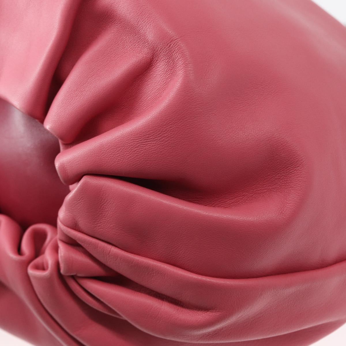 LOEWE Bounce bag Hand Bag Leather 2way Pink Gold Auth 156019