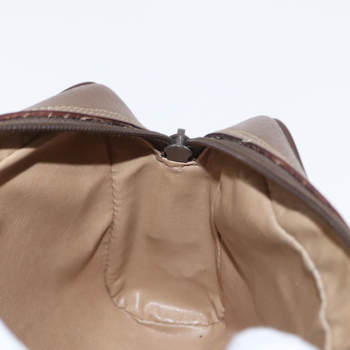 GUCCI GG Supreme Web Sherry Line Shoulder Bag PVC Red Beige Auth 156027