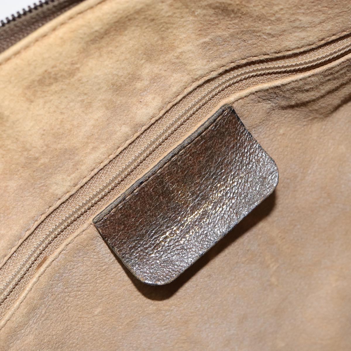 GUCCI GG Supreme Web Sherry Line Boston Bag PVC Beige Gold 58 02 007 Auth 156029