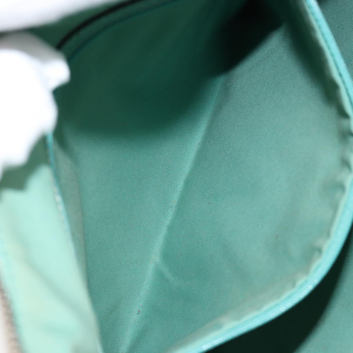 GUCCI GG Canvas Shoulder Bag Beige Silver 134357 Auth 156040