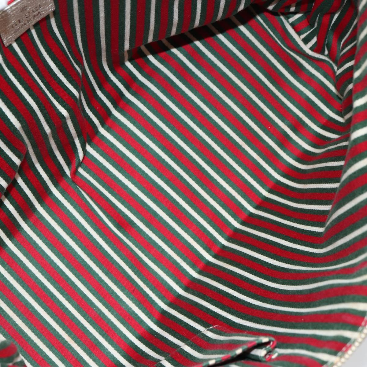 GUCCI GG Canvas Abbey Tote Bag Beige Gold 141470 Auth 156041