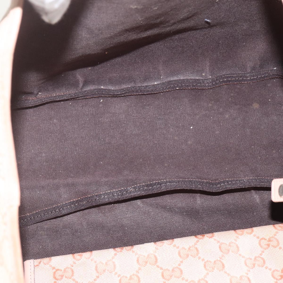 GUCCI GG Crystal Abbey Tote Bag Pink Gold 130736 Auth 156043