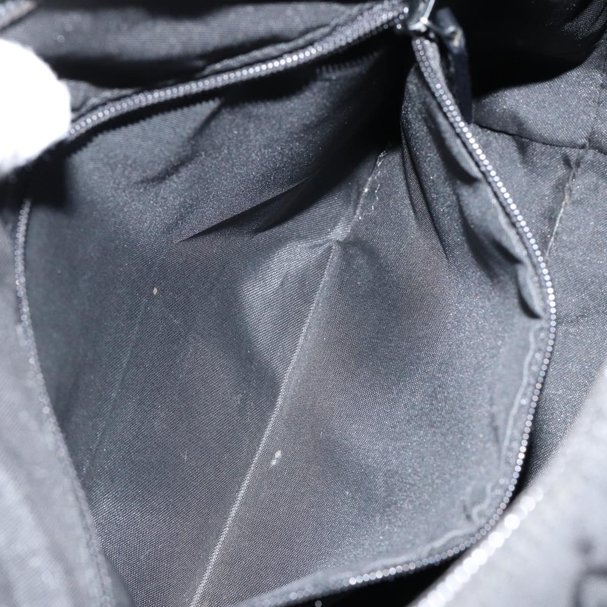 GUCCI GG Canvas Shoulder Bag Black 001 3386 Auth 156046