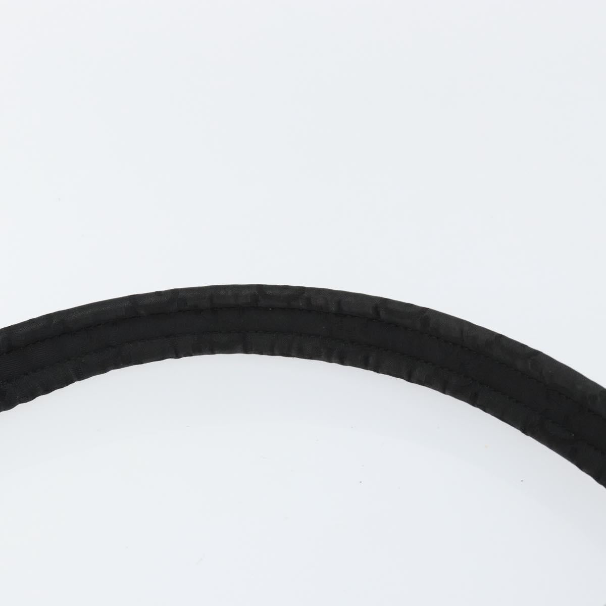 GUCCI GG Canvas Shoulder Bag Black 001 3386 Auth 156046