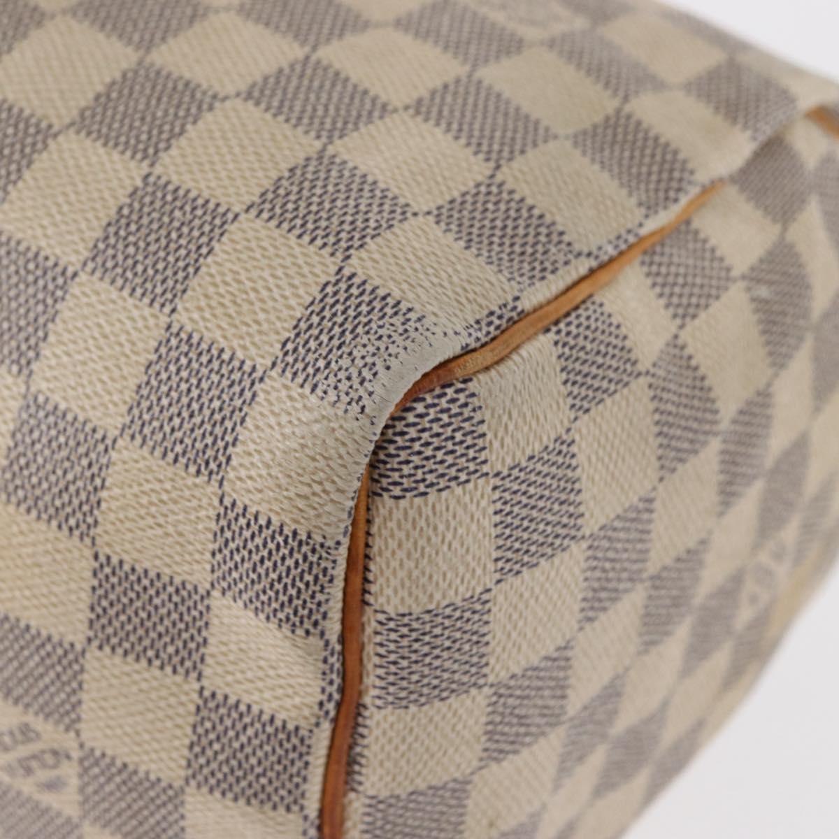 LOUIS VUITTON Damier Azur Speedy 25 Hand Bag N41534 LV Auth 156058