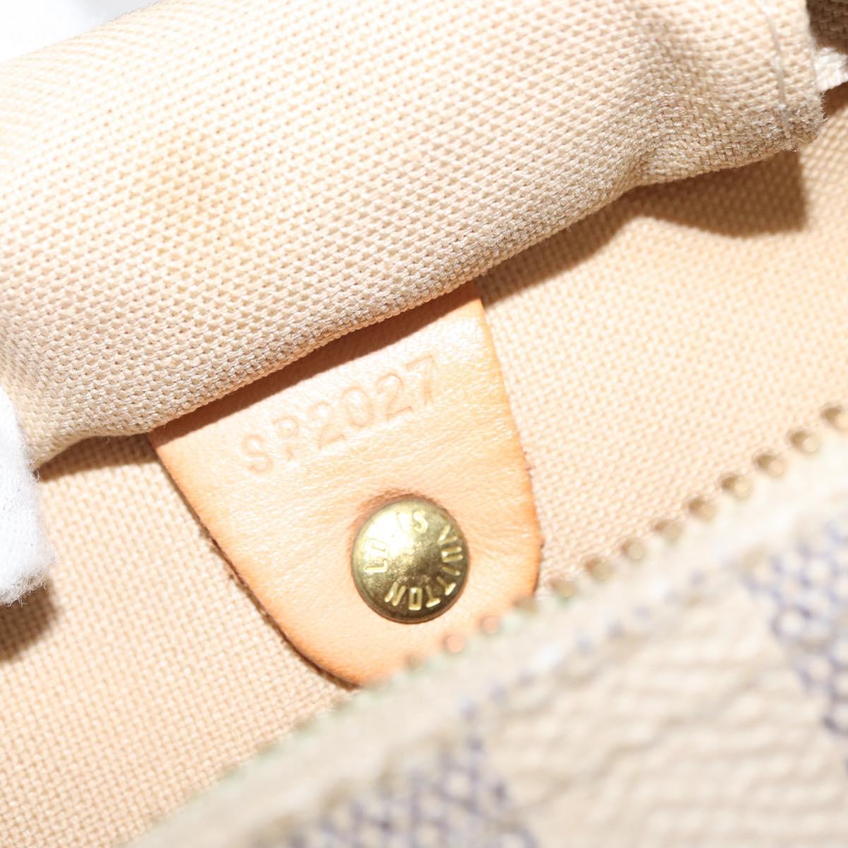 LOUIS VUITTON Damier Azur Speedy 25 Hand Bag N41534 LV Auth 156058