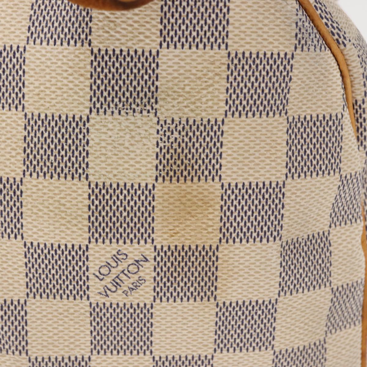LOUIS VUITTON Damier Azur Speedy 25 Hand Bag N41534 LV Auth 156058