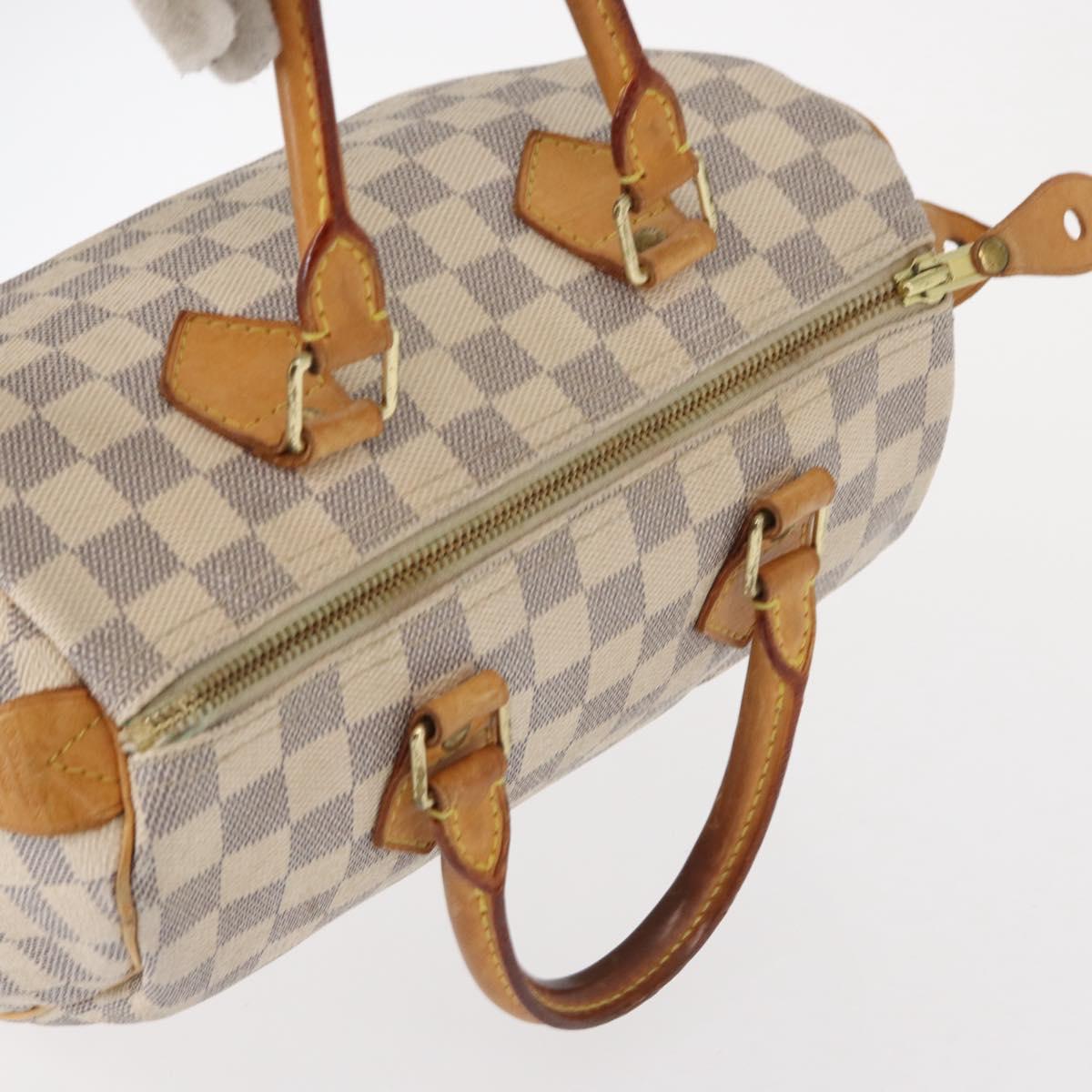 LOUIS VUITTON Damier Azur Speedy 25 Hand Bag N41534 LV Auth 156058