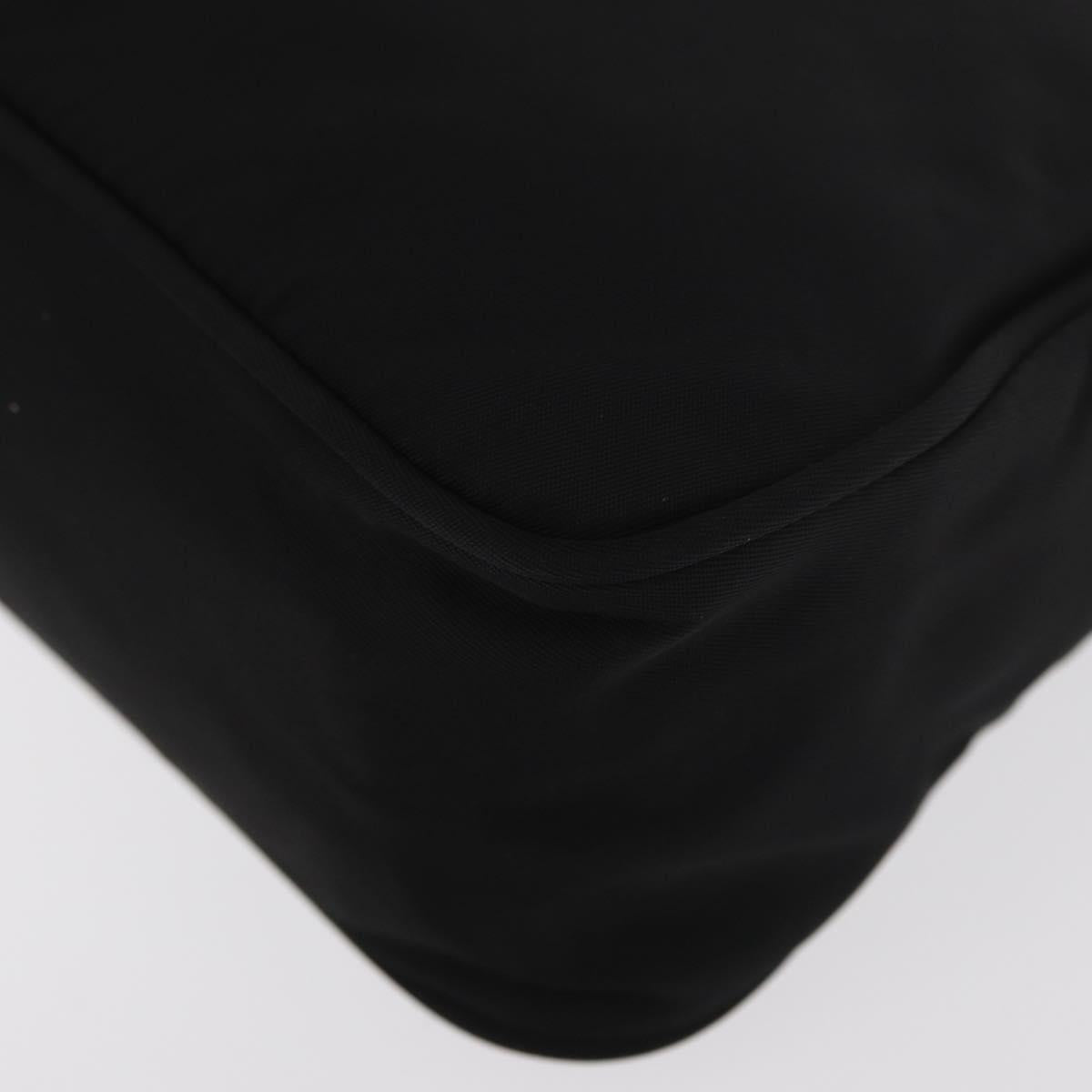 PRADA Hand Bag Nylon Black Auth 156063