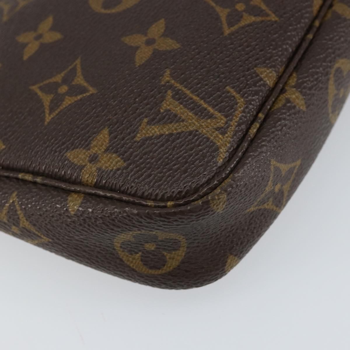 LOUIS VUITTON Monogram Pochette Accessoires Pouch M51980 LV Auth 156069