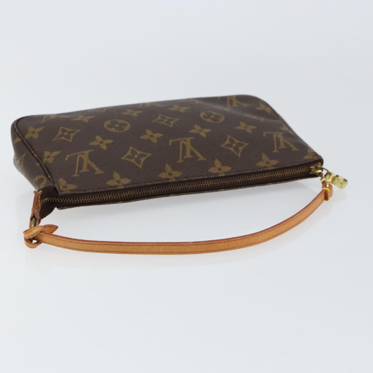LOUIS VUITTON Monogram Pochette Accessoires Pouch M51980 LV Auth 156069