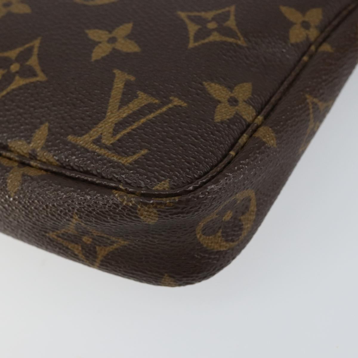 LOUIS VUITTON Monogram Pochette Accessoires Pouch M51980 LV Auth 156070