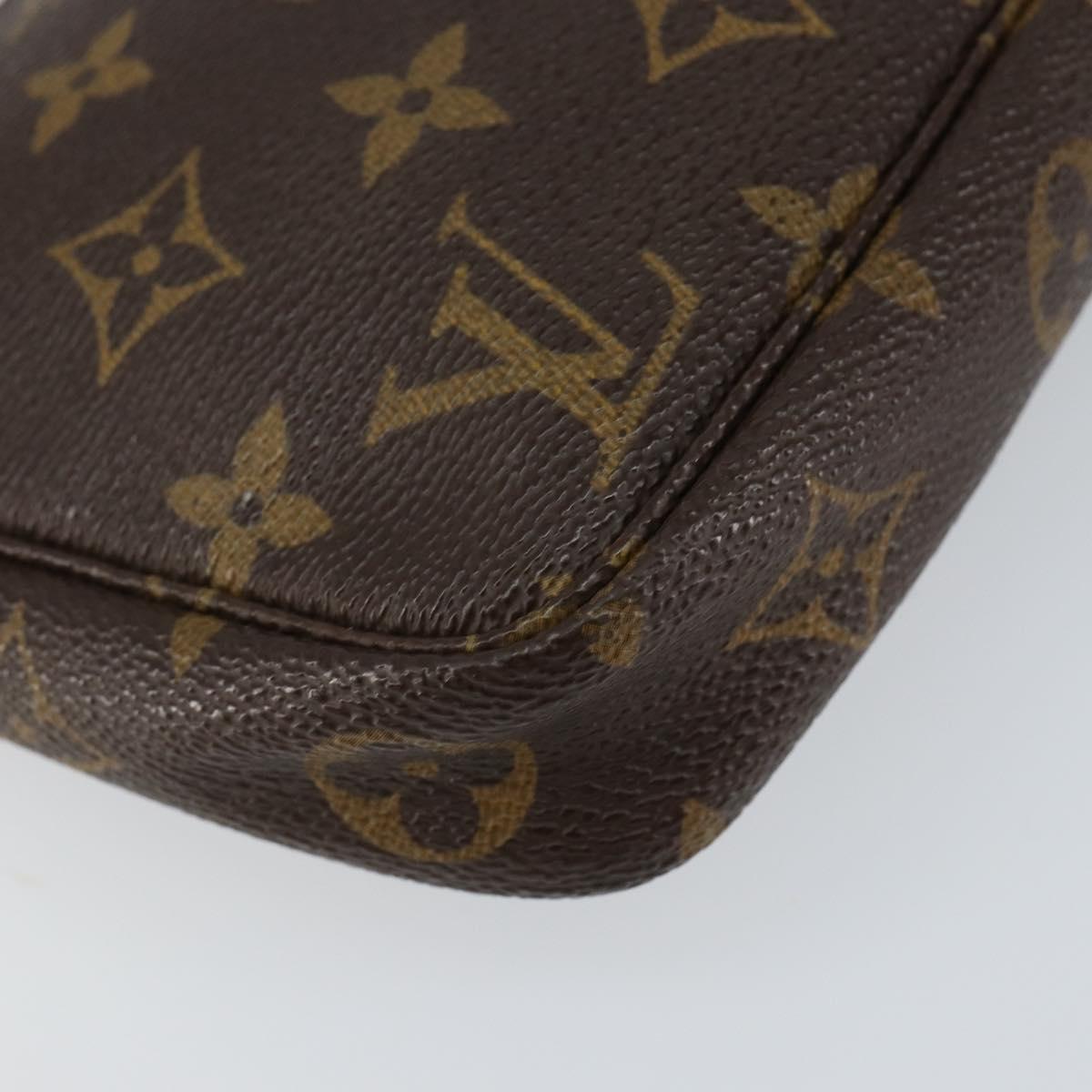LOUIS VUITTON Monogram Pochette Accessoires Pouch M51980 LV Auth 156070
