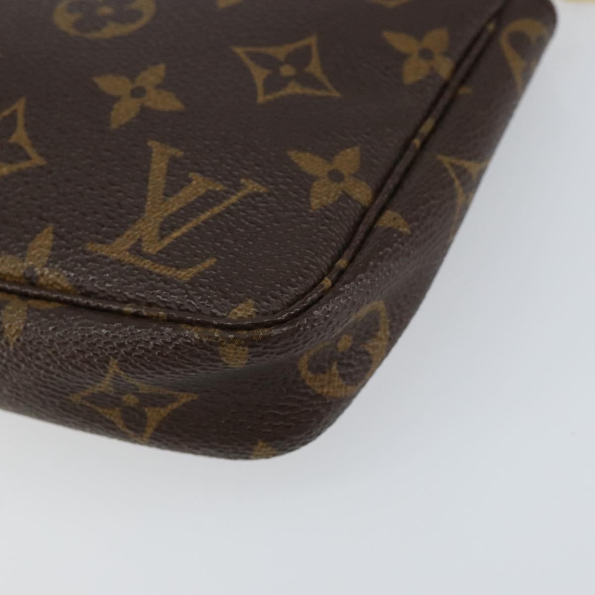 LOUIS VUITTON Monogram Pochette Accessoires Pouch M51980 LV Auth 156070