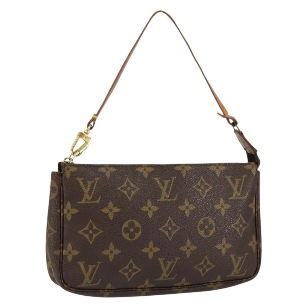 LOUIS VUITTON Monogram Pochette Accessoires Pouch M51980 LV Auth 156070
