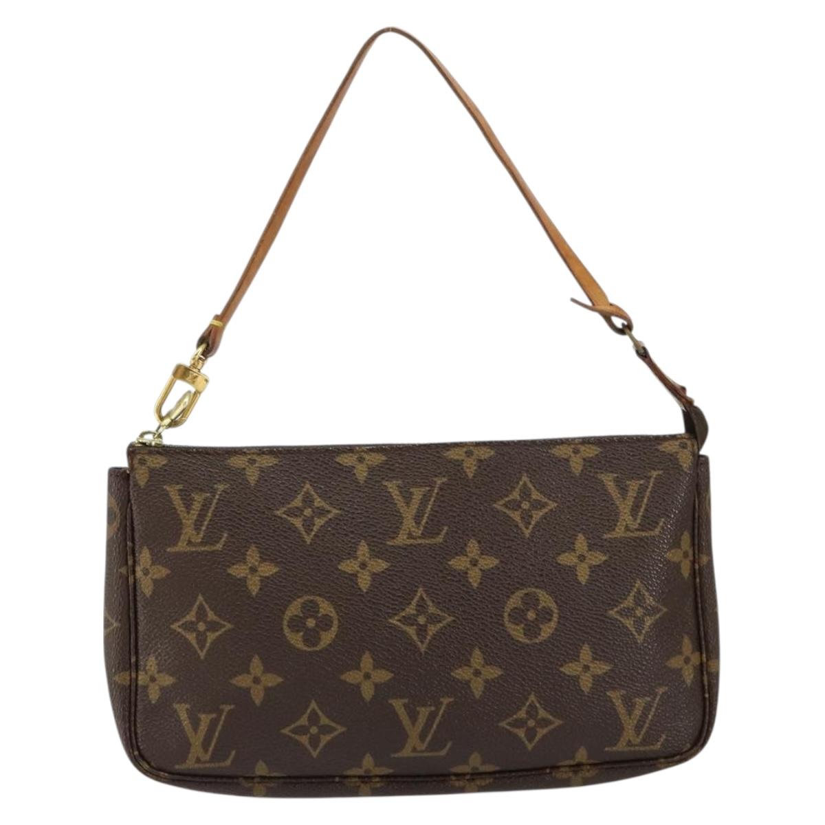 LOUIS VUITTON Monogram Pochette Accessoires Pouch M51980 LV Auth 156070