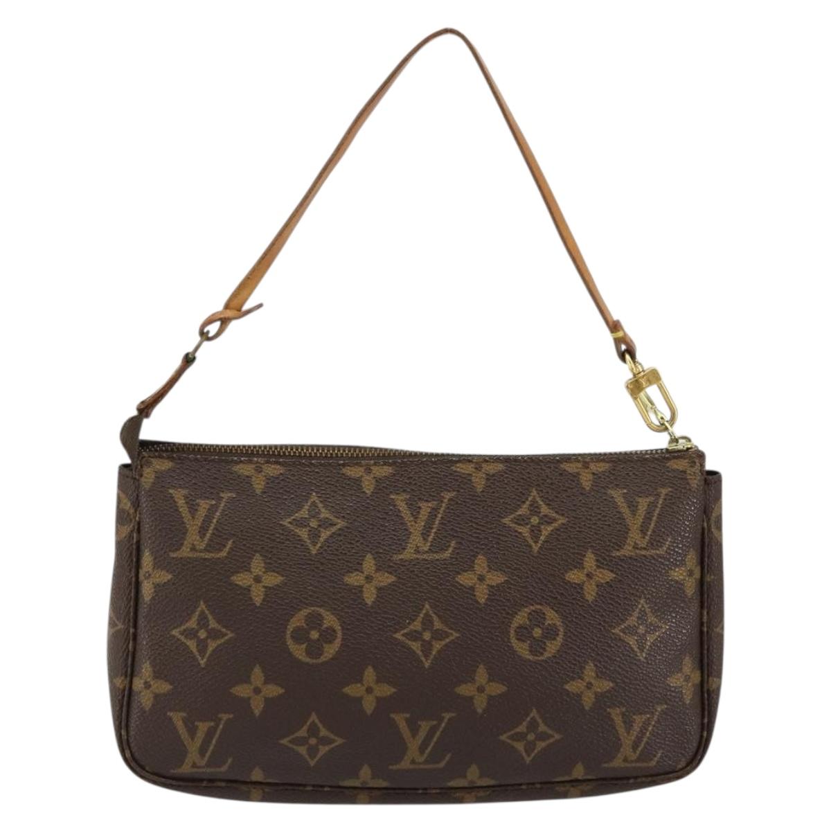 LOUIS VUITTON Monogram Pochette Accessoires Pouch M51980 LV Auth 156070