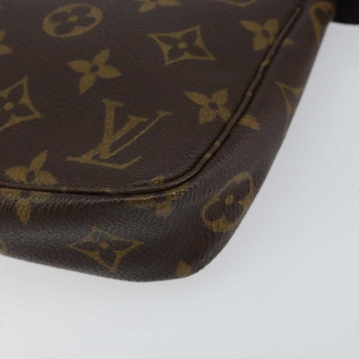 LOUIS VUITTON Monogram Pochette Accessoires Pouch M51980 LV Auth 156071