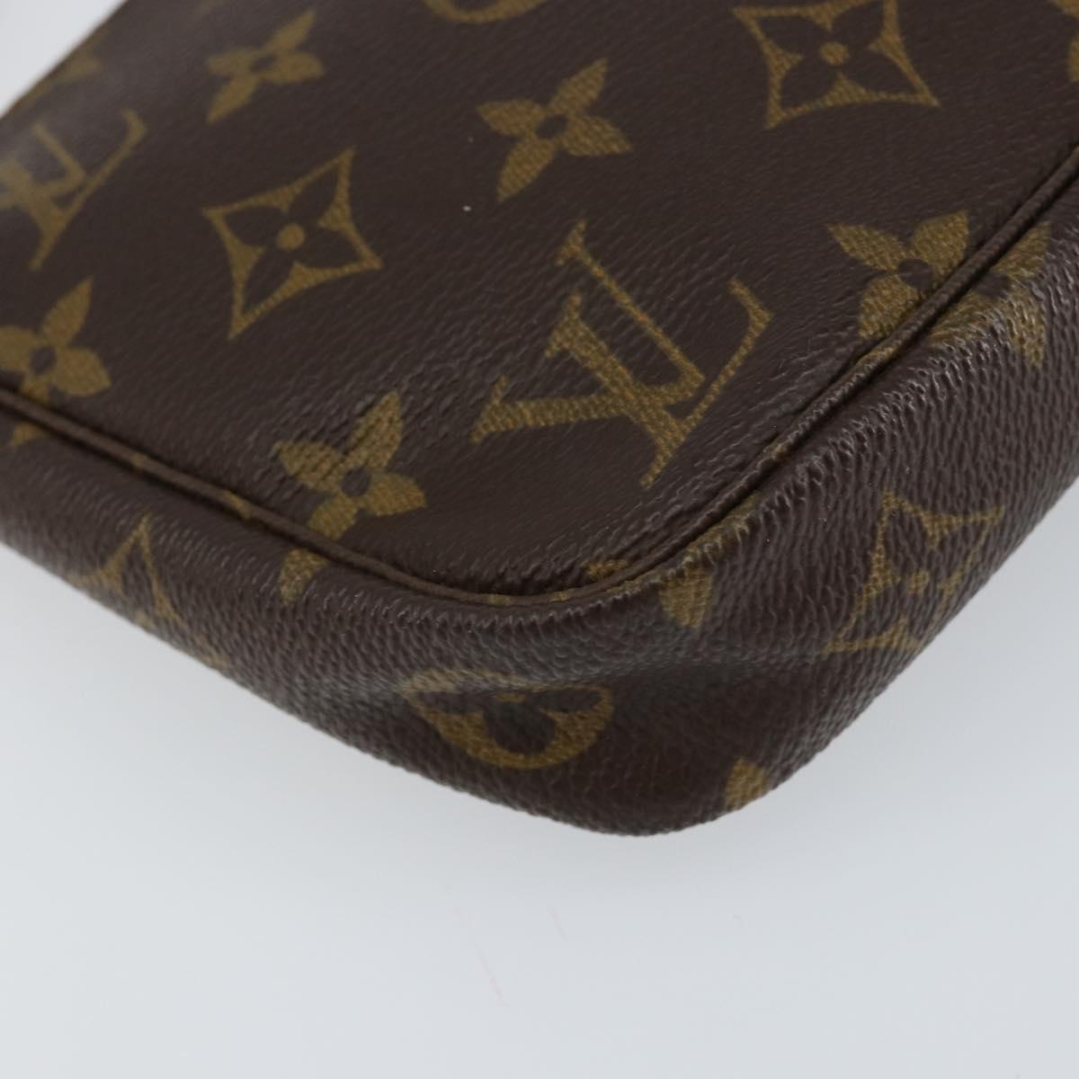 LOUIS VUITTON Monogram Pochette Accessoires Pouch M51980 LV Auth 156071