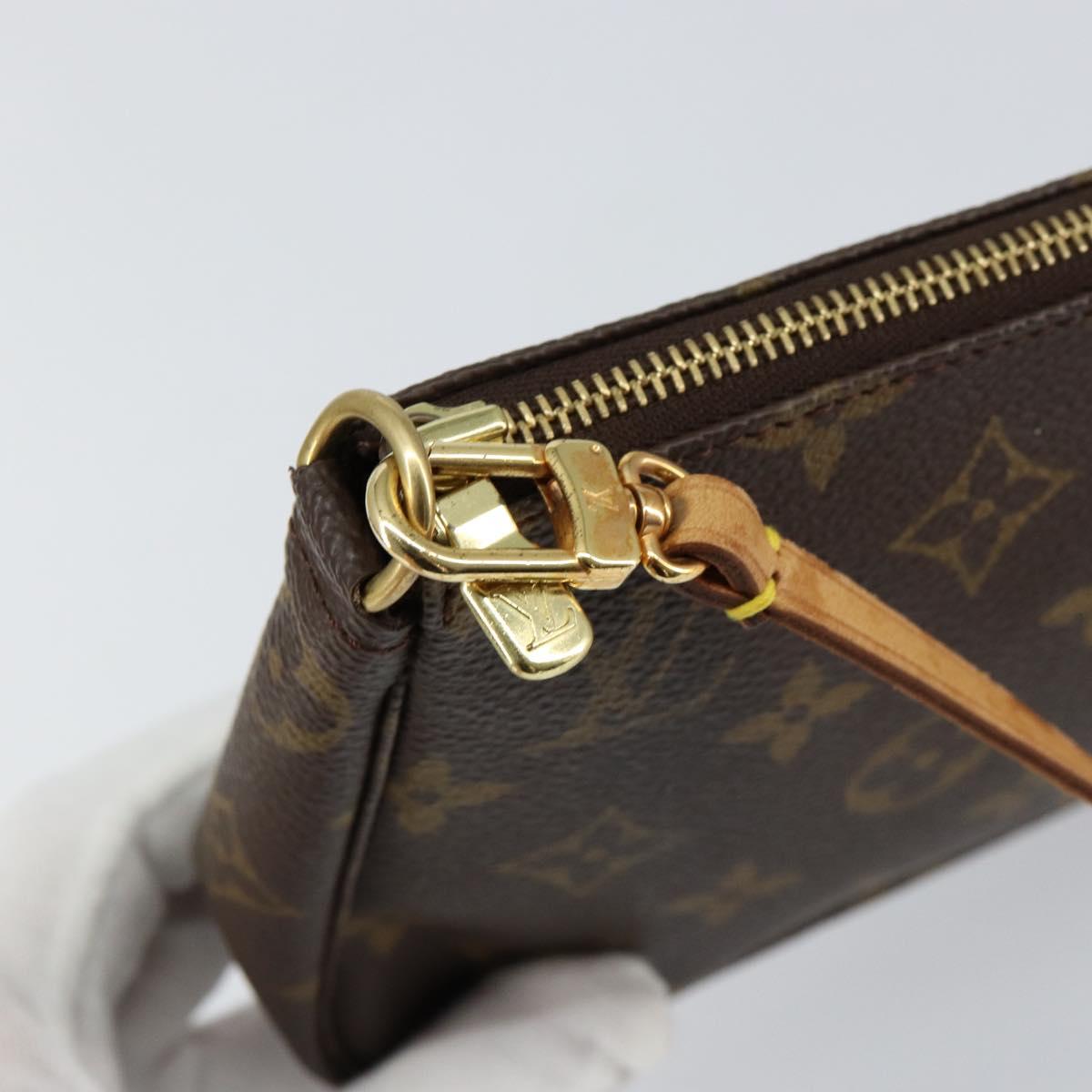 LOUIS VUITTON Monogram Pochette Accessoires Pouch M51980 LV Auth 156071