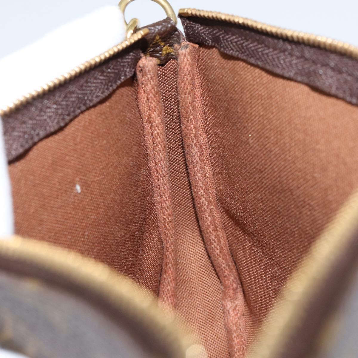 LOUIS VUITTON Monogram Pochette Accessoires Pouch M51980 LV Auth 156071