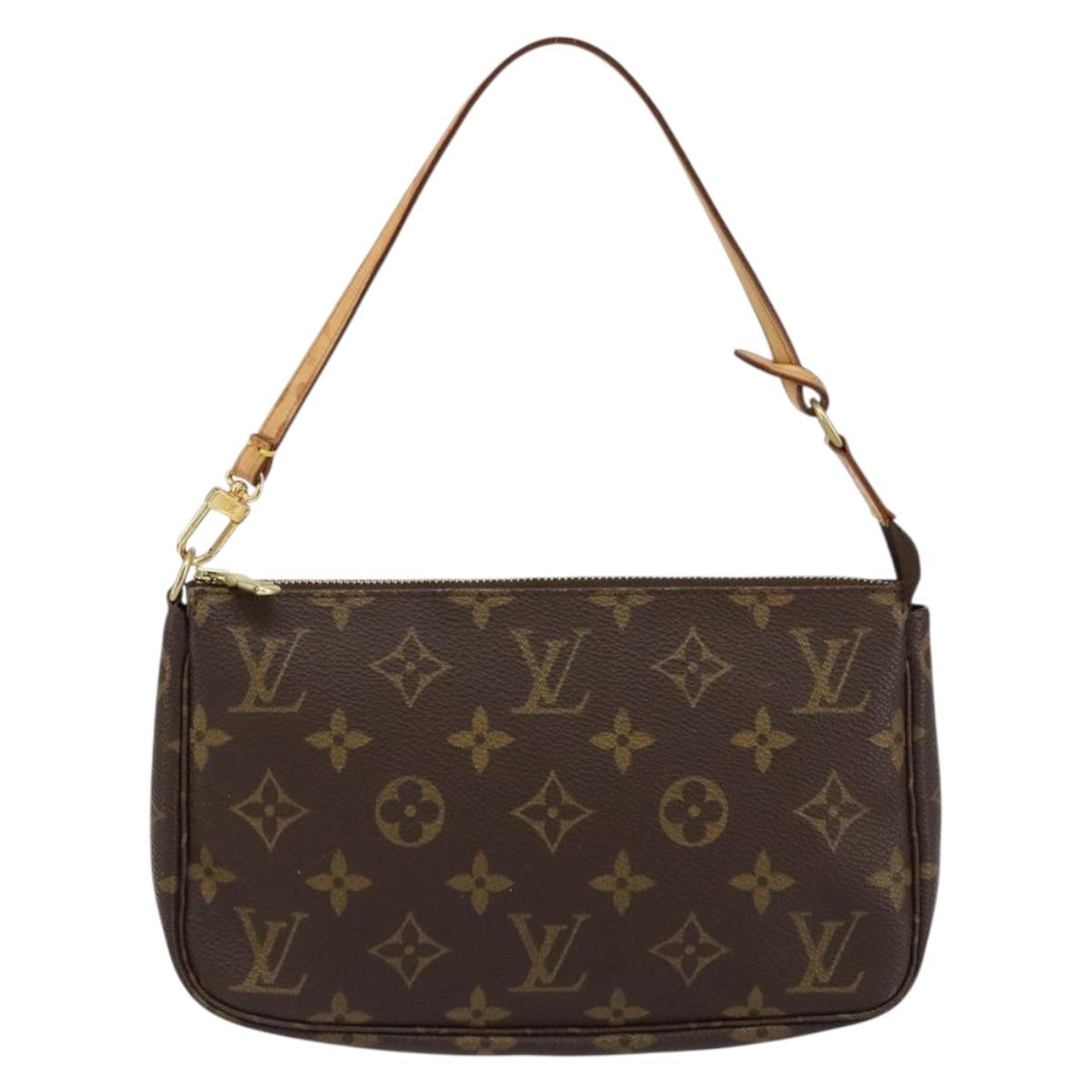 LOUIS VUITTON Monogram Pochette Accessoires Pouch M51980 LV Auth 156071