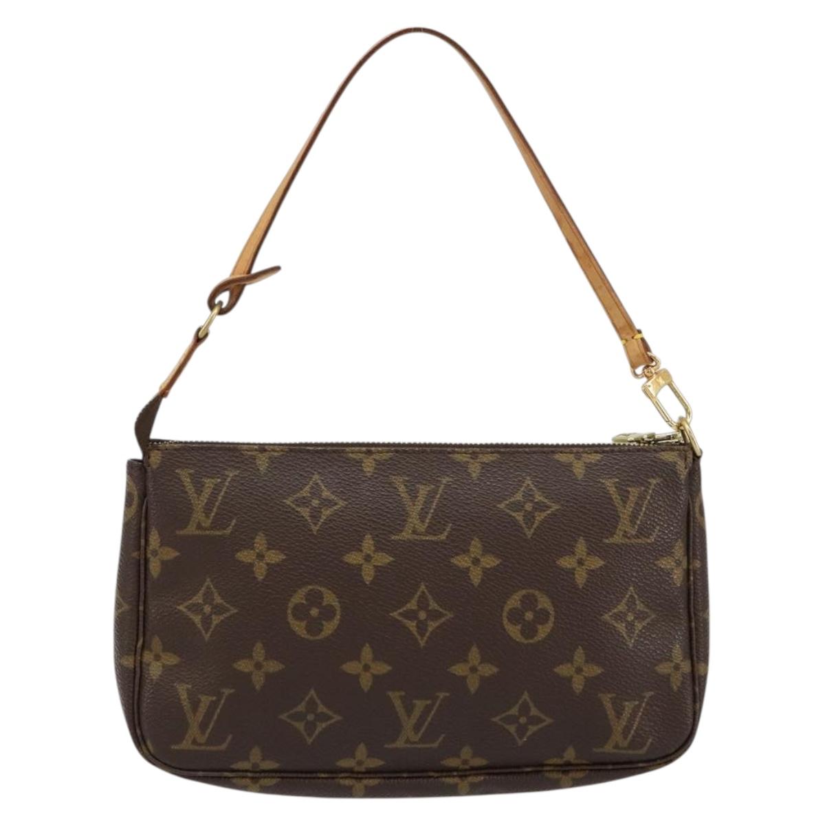 LOUIS VUITTON Monogram Pochette Accessoires Pouch M51980 LV Auth 156071