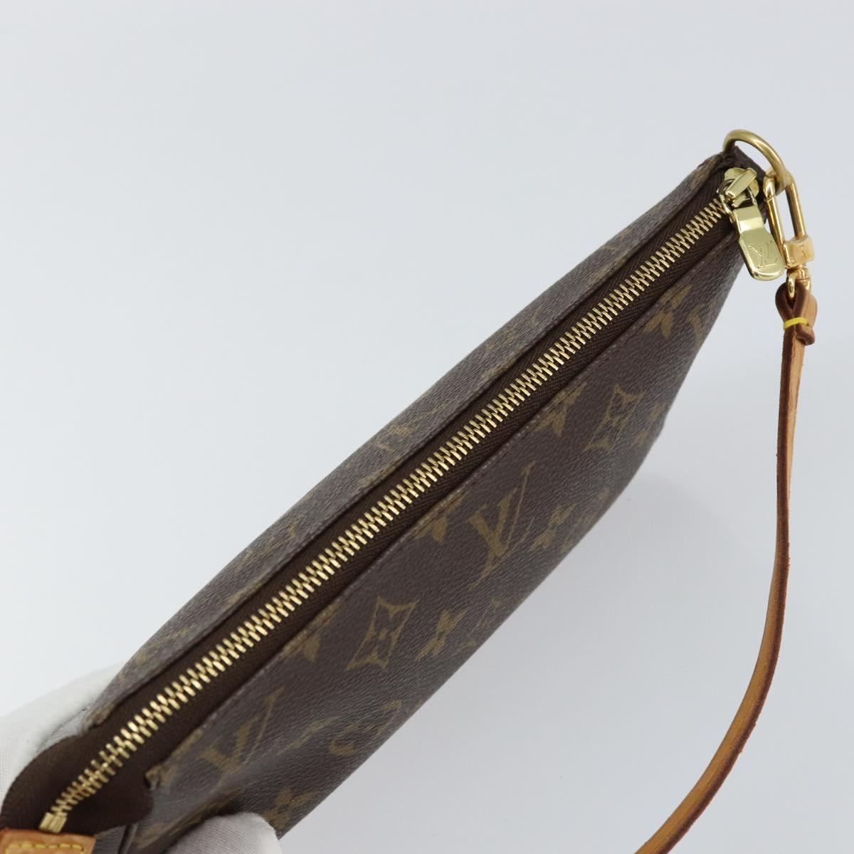 LOUIS VUITTON Monogram Pochette Accessoires Pouch M51980 LV Auth 156071
