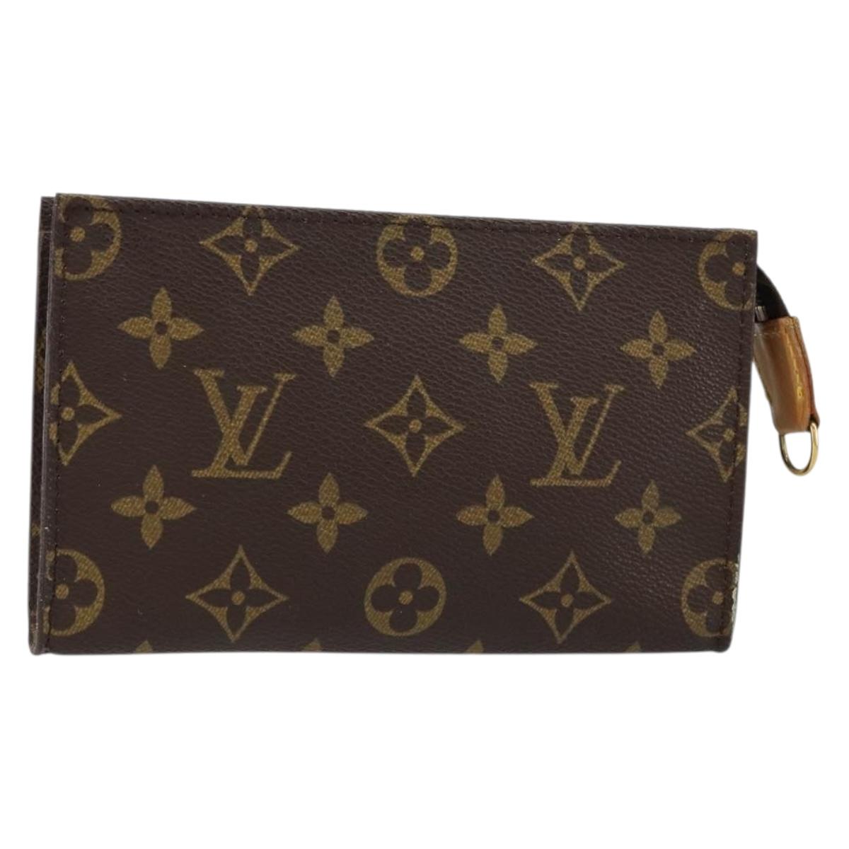 LOUIS VUITTON Monogram Bucket PM Accessory Pouch LV Auth 156072