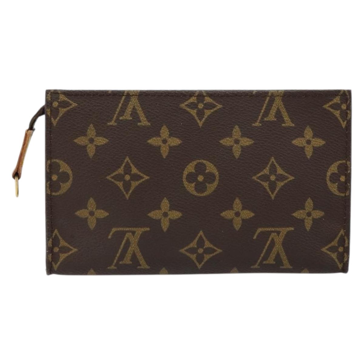 LOUIS VUITTON Monogram Bucket PM Accessory Pouch LV Auth 156072