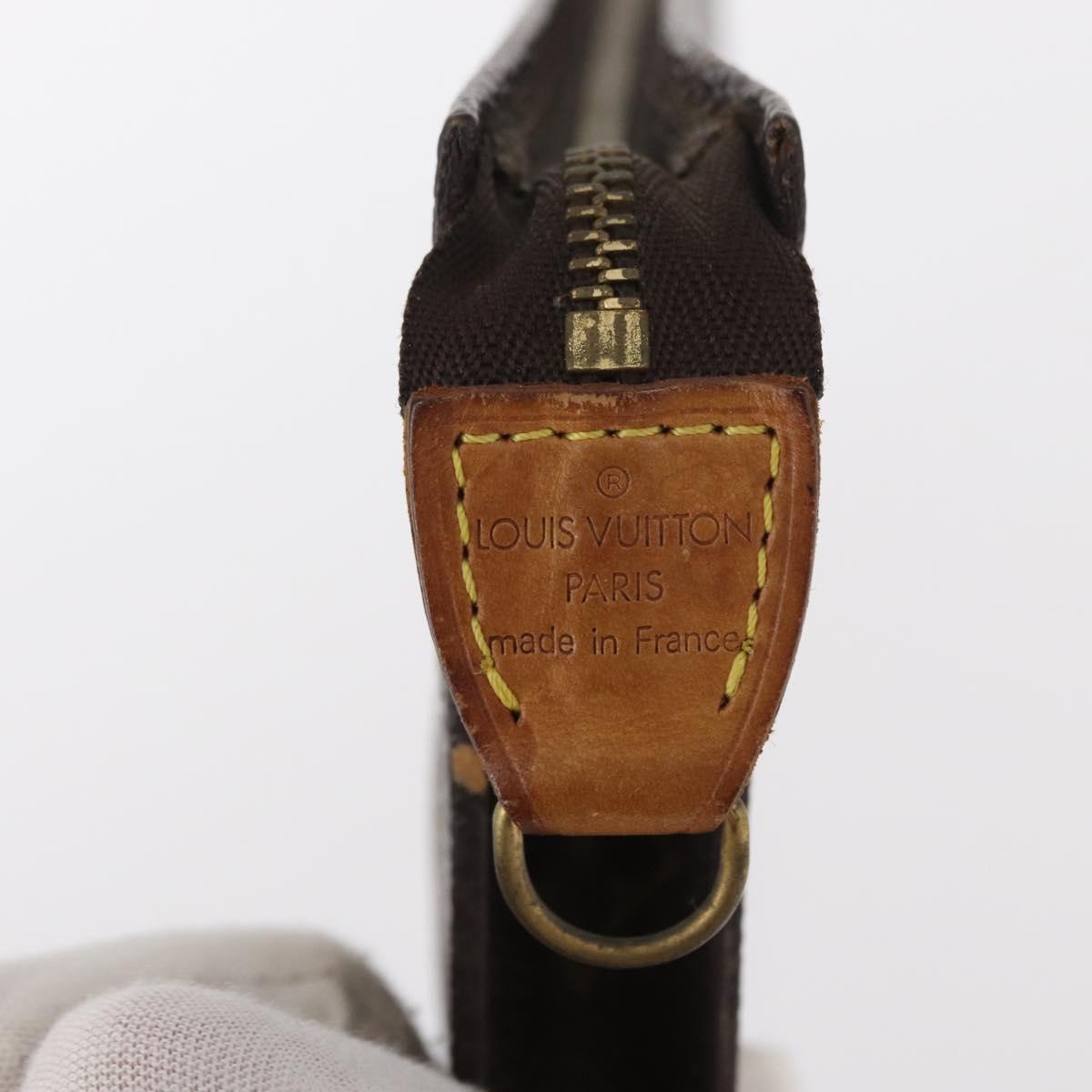 LOUIS VUITTON Monogram Bucket GM Accessory Pouch LV Auth 156073