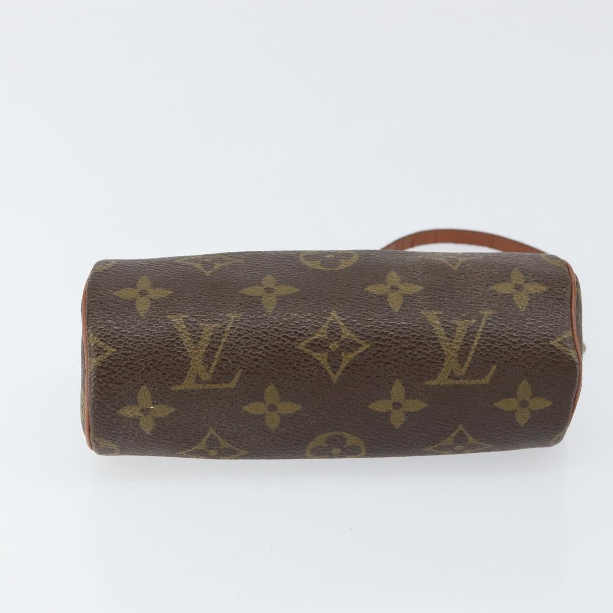 LOUIS VUITTON Monogram Papillon Pouch LV Auth 156082