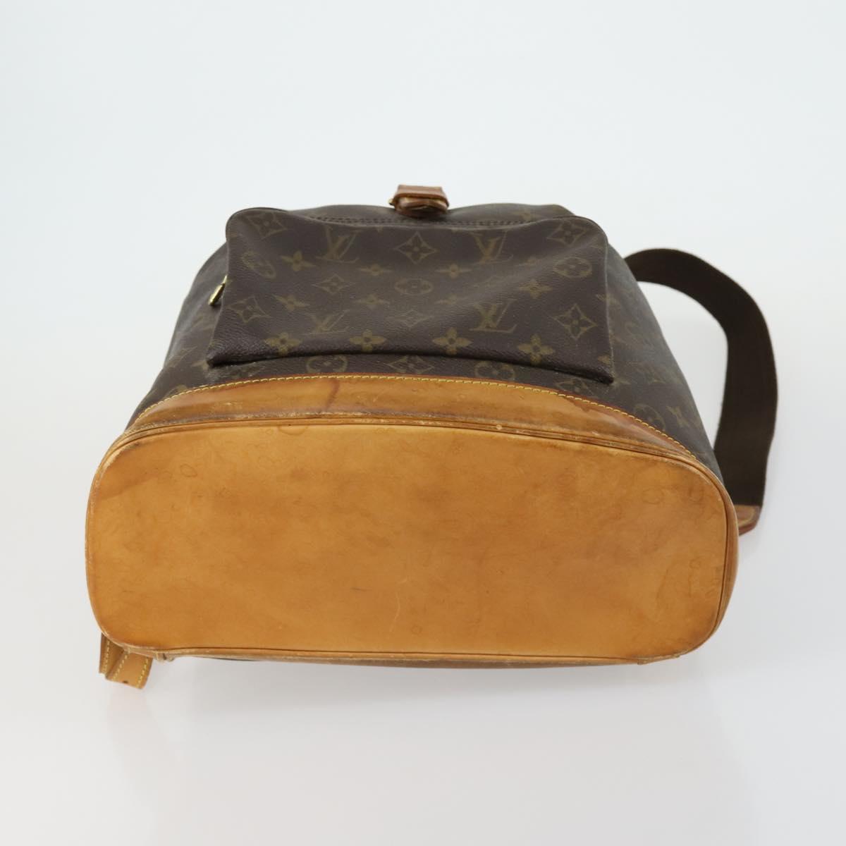 LOUIS VUITTON Monogram Montsouris GM Backpack M51135 LV Auth 156103