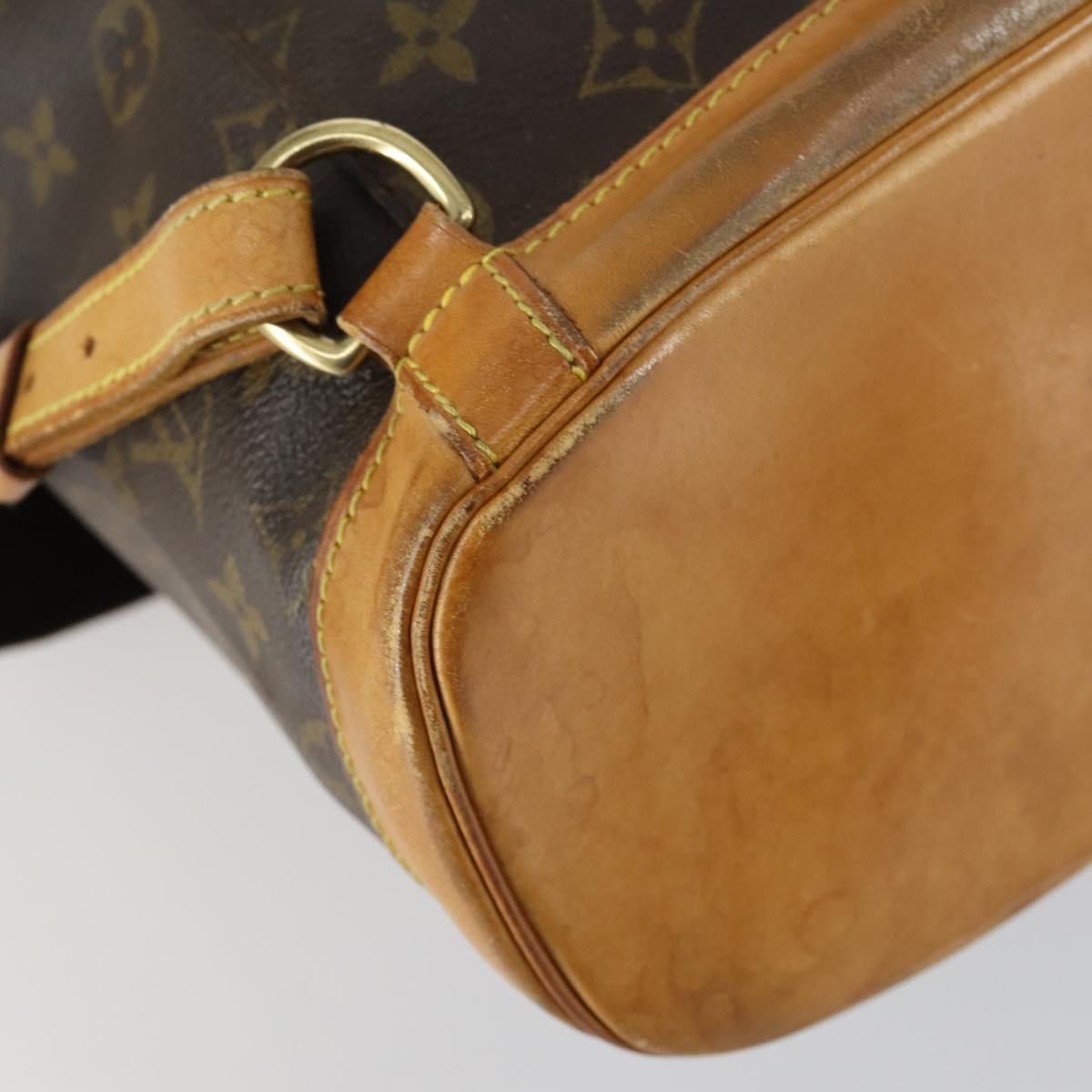 LOUIS VUITTON Monogram Montsouris GM Backpack M51135 LV Auth 156103