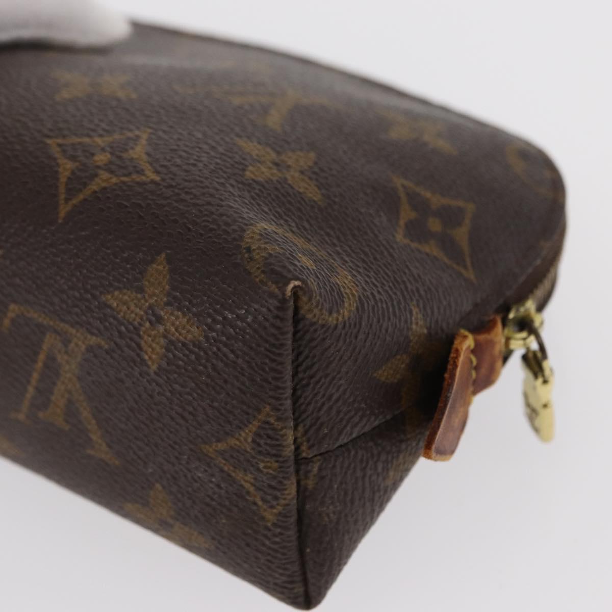 LOUIS VUITTON Monogram Pochette Cosmetic PM Pouch M43998 LV Auth 156105