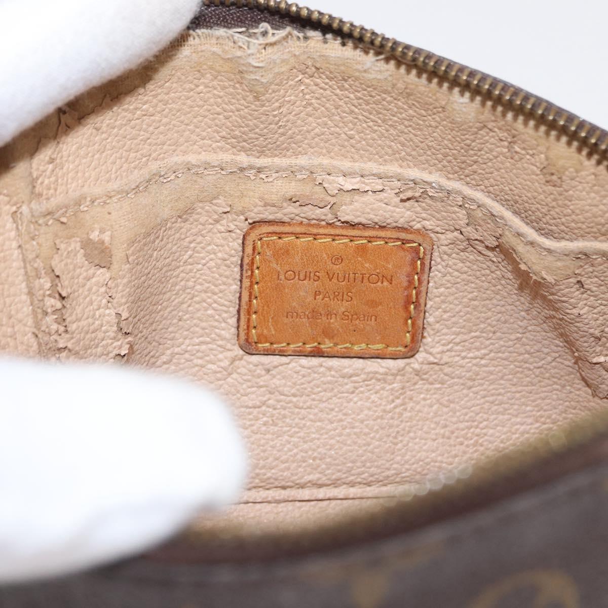 LOUIS VUITTON Monogram Pochette Cosmetic PM Pouch M43998 LV Auth 156105