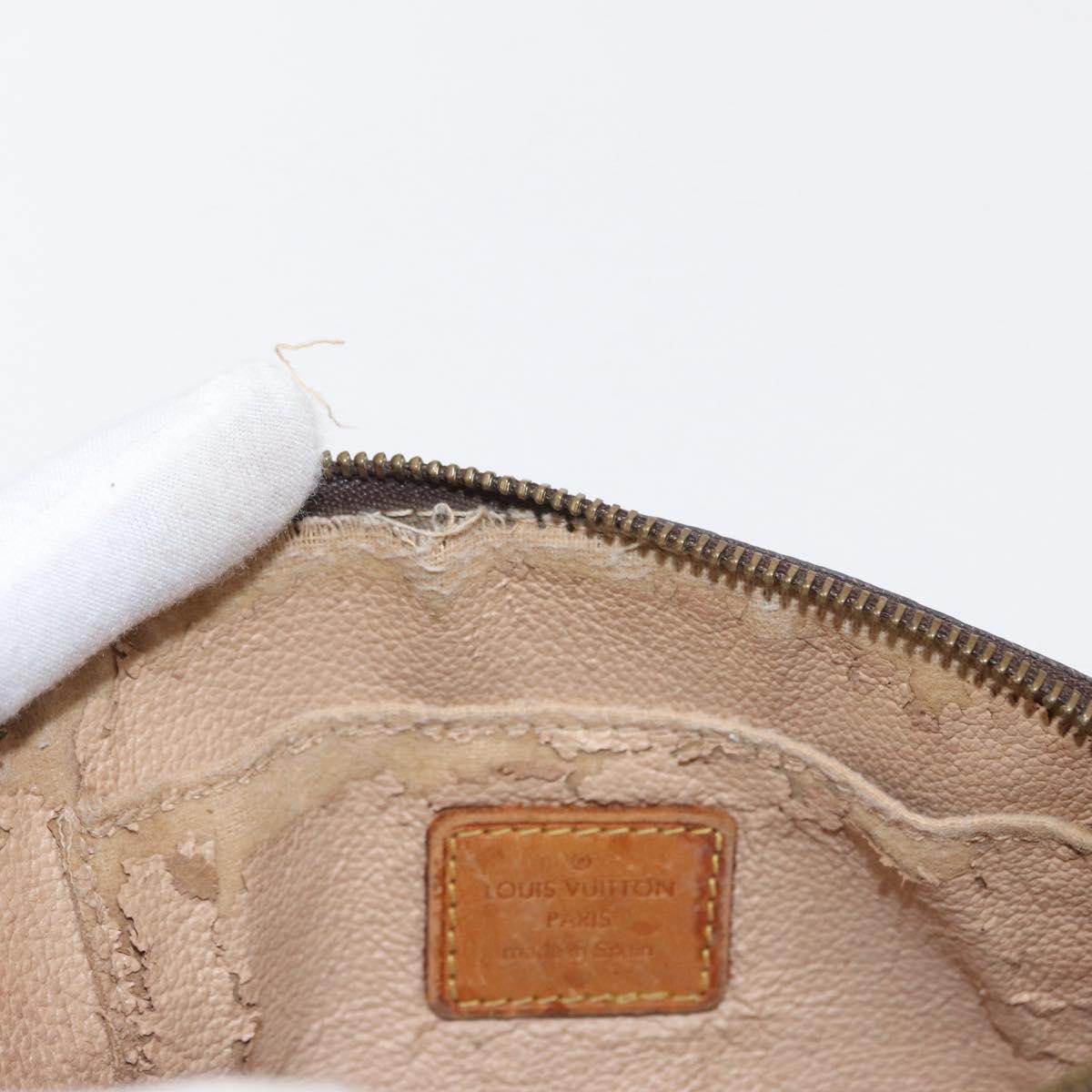 LOUIS VUITTON Monogram Pochette Cosmetic PM Pouch M43998 LV Auth 156105