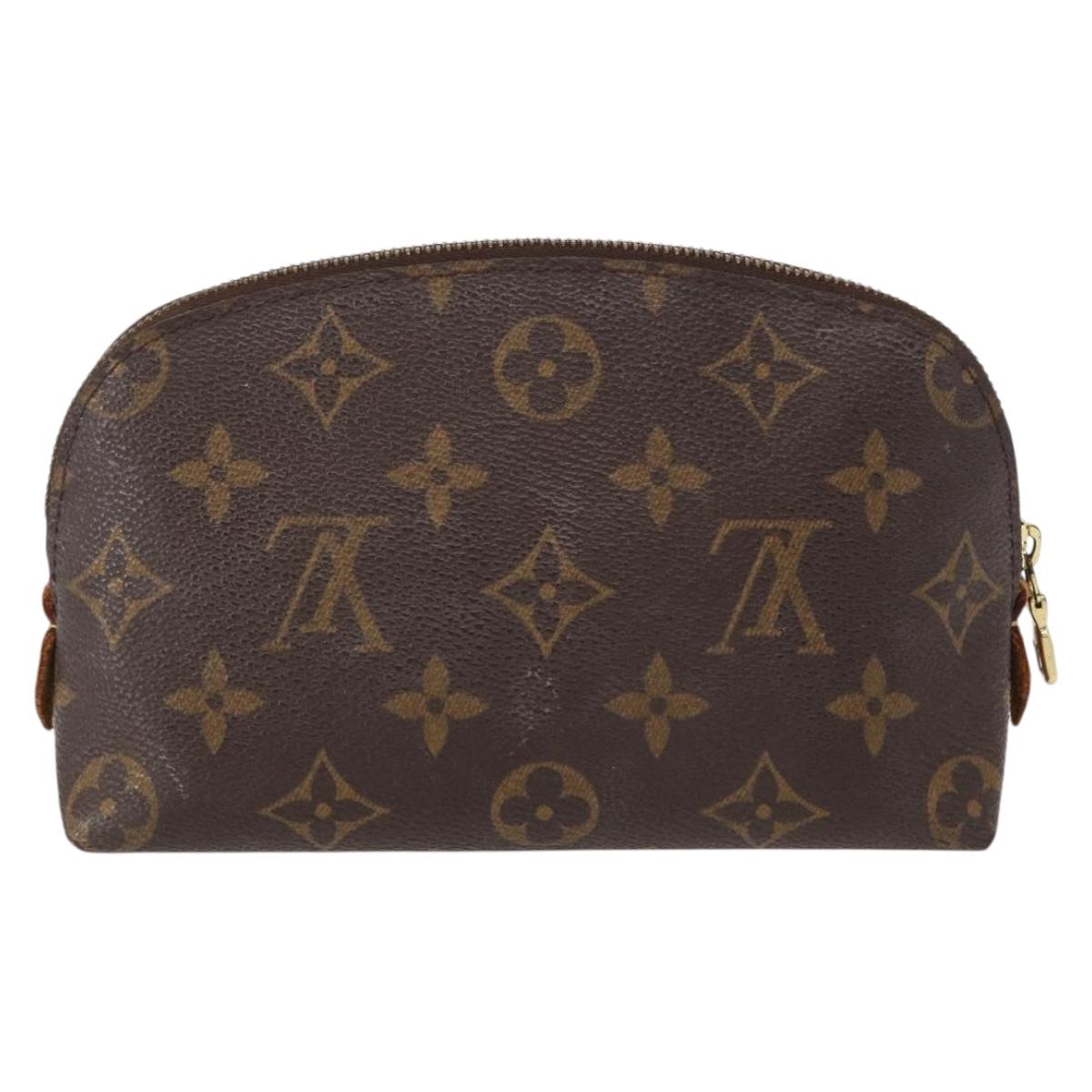 LOUIS VUITTON Monogram Pochette Cosmetic PM Pouch M43998 LV Auth 156105