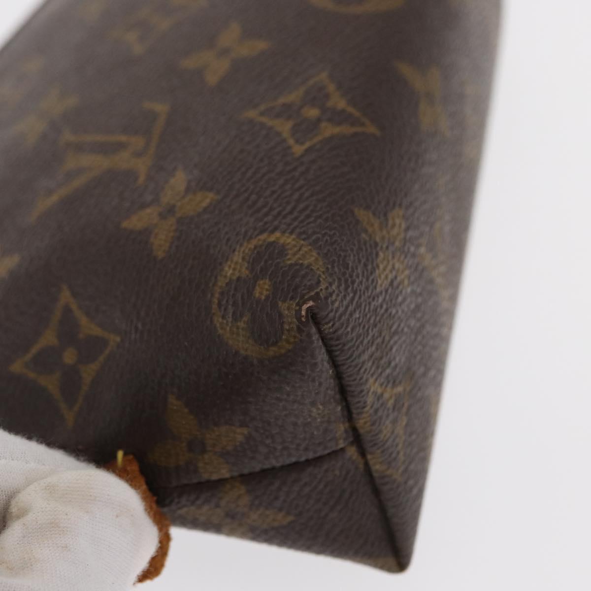 LOUIS VUITTON Monogram Pochette Cosmetic PM Pouch M43998 LV Auth 156105