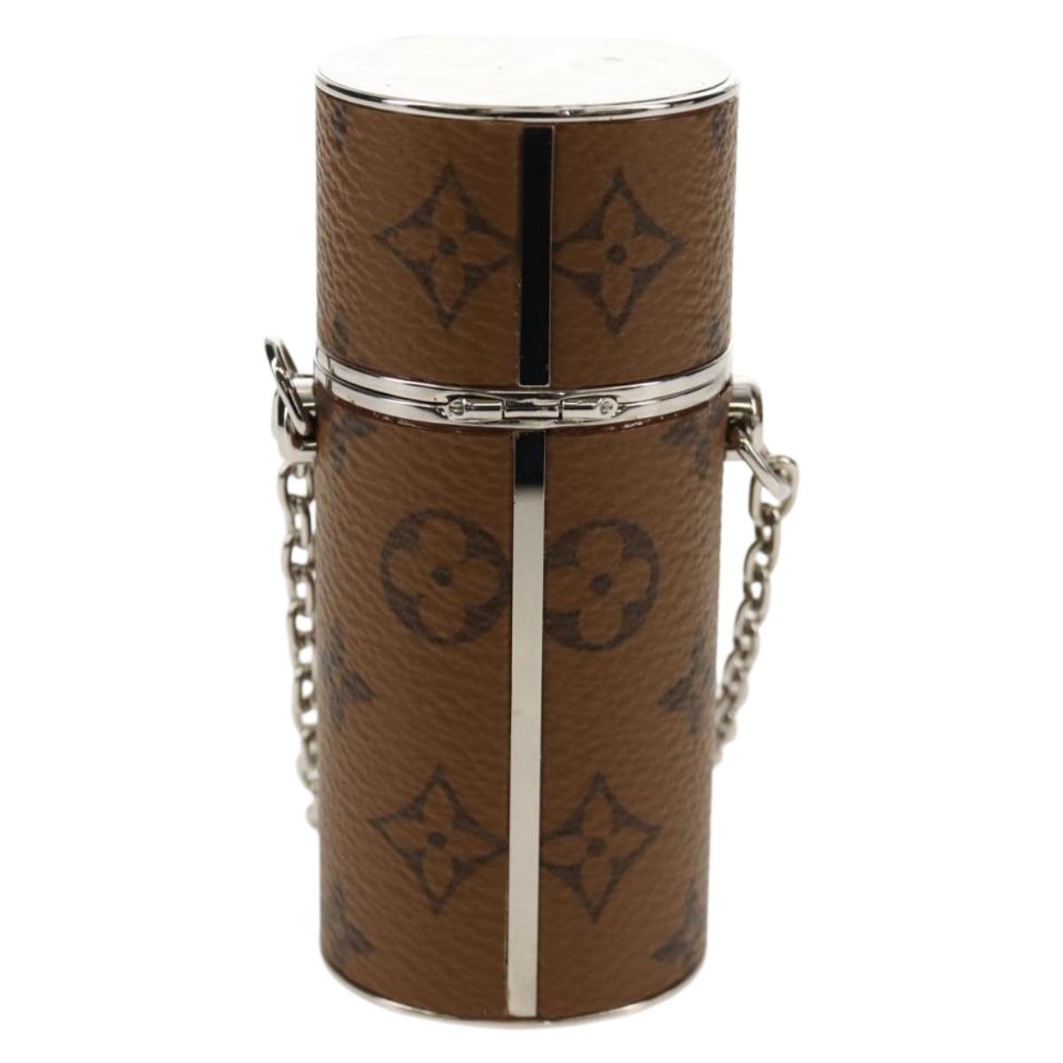 LOUIS VUITTON Monogram Reverse Lipstick Case Cosmetic Pouch MP2407 Auth 156107M